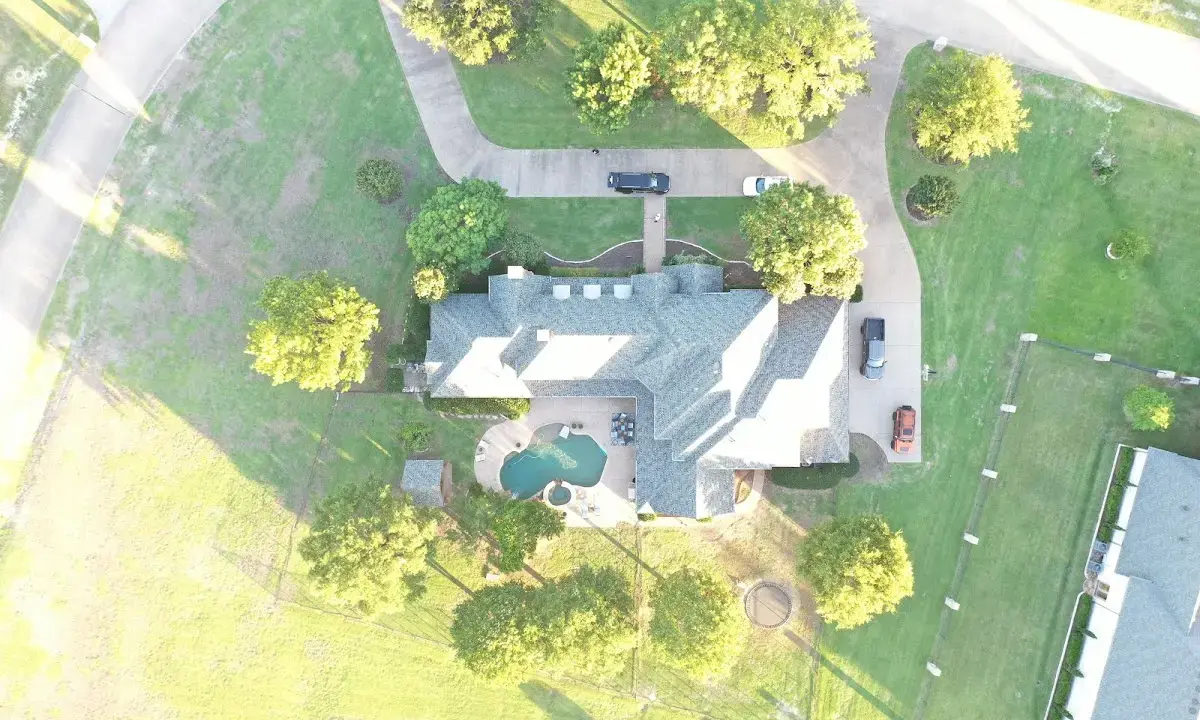 New shingle roof installation on a home in Estero